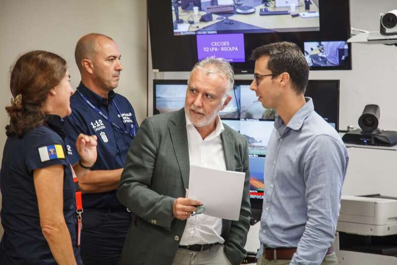 Rueda de prensa del presidente del Gobierno de Canarias, esta tarde noche/TA.